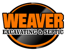 Weaver Excavating & Septic logo that links to home page